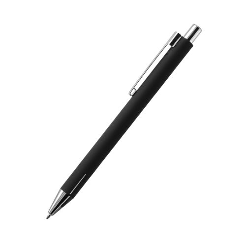 Ручка металлическая Elegant Soft софт-тач, черная