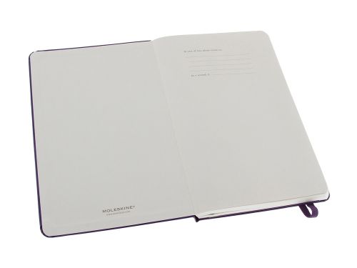 Записная книжка Moleskine Classic (в линейку) в твердой обложке, Large (13х21см), фиолетовый