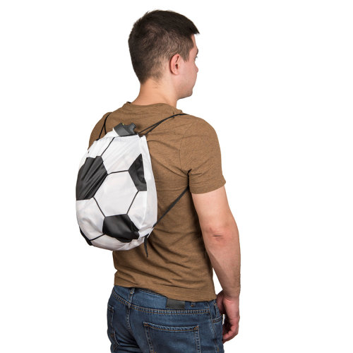 Рюкзак для обуви (сменки) или футбольного мяча (белый)