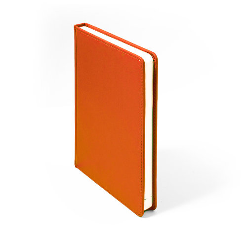 Ежедневник недатированный Campbell, формат А5,  в линейку (оранжевый)