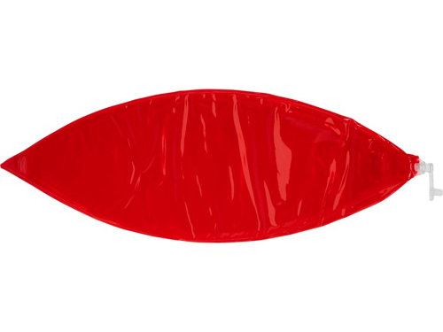 Мяч пляжный Ibiza, красный прозрачный