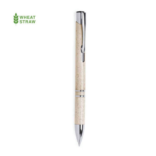 Ручка шариковая NUKOT,  пластик с зерноволокном (натуральный)