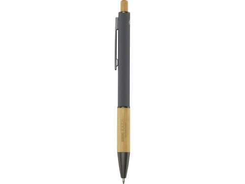 Darius шариковая ручка из переработанного алюминия, синие чернила - Серый