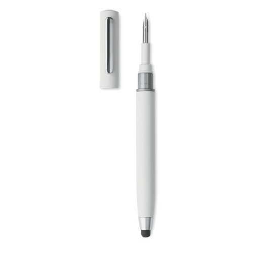 Ручка и набор для чистки (белый)