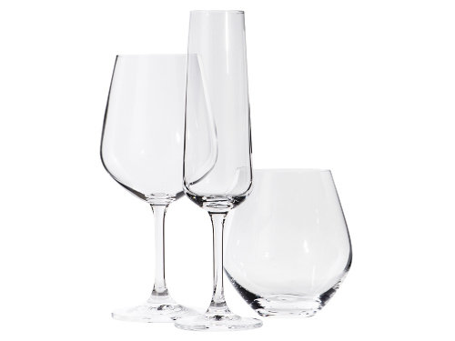 Подарочный набор бокалов для игристых и тихих вин Vivino, 18 шт.