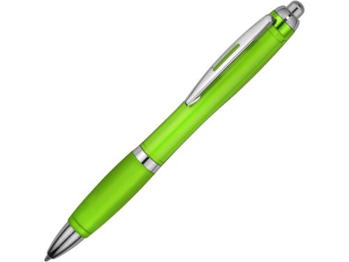 Ручка пластиковая шариковая Nash, лайм, синие чернила