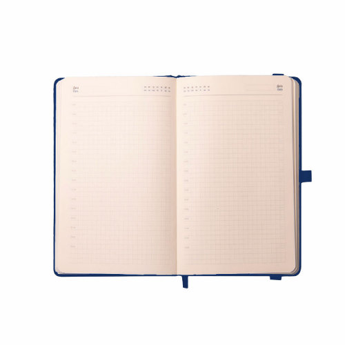 Ежедневник недатированный Starry , формат А5, в клетку (синий)