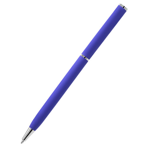 Ручка металлическая Tinny Soft софт-тач, фиолетовая