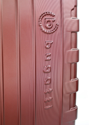 Чемодан BUGATTI Galatea, бордовый, поликарбонат / АБС-пластик, 36,5х24,5х56 см, 38 л