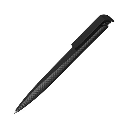 Ручка шариковая TRIAS CARBON, черный