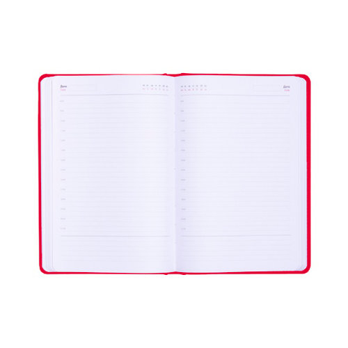 Ежедневник недатированный Anderson, формат А5,  в линейку (красный)
