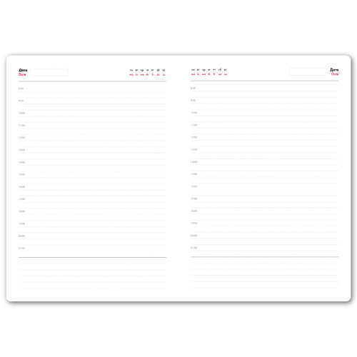 Ежедневник недатированный Anderson, формат А5,  в линейку (светло-коричневый)