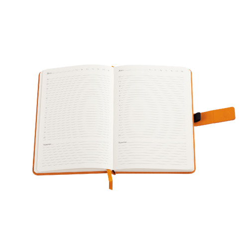 Ежедневник недатированный "Монти", формат А5, оранжевый