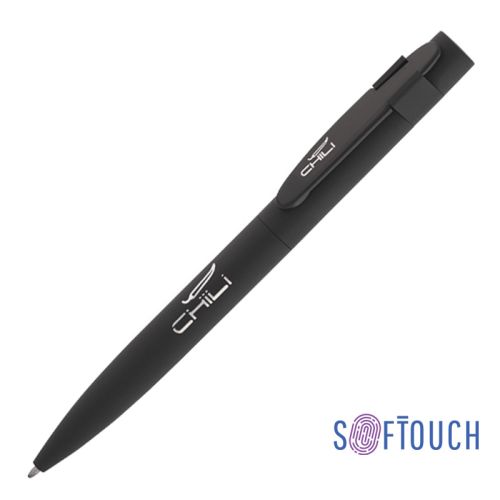 Ручка шариковая "Lip", покрытие soft touch, черный
