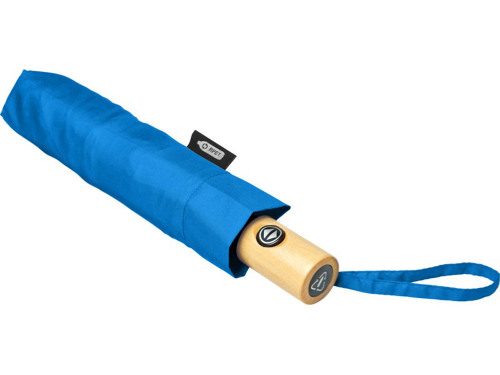 21-дюймовый зонт автомат Bo из переработанного ПЭТ-пластика, process blue