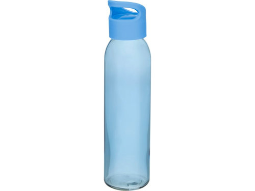 Спортивная бутылка Sky из стекла объемом 500 мл, светло-синий