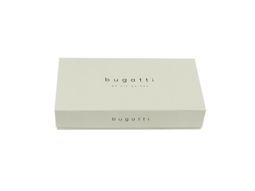 Портмоне BUGATTI Domus, с RFID защитой, коньячный цвет, натуральная воловья кожа, 10х2х12 см