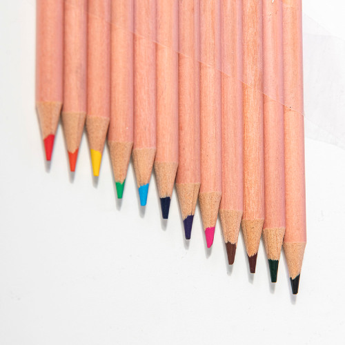 Набор цветных карандашей мини FLORA ,12 цветов (бежевый)