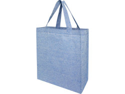 Pheebs, эко-сумка из переработанного хлопка, плотность 150 г/м2, синий меланж