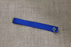 Брелок для ключей автомобиля тканевый REMOOVKA синий, ремувка на сумку, рюкзак; подарок, сувенир