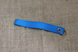 Брелок для ключей автомобиля тканевый REMOOVKA голубой, ремувка на сумку, рюкзак; подарок, сувенир