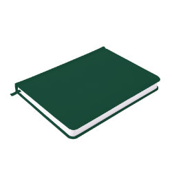 Ежедневник недатированный Campbell, формат А5,  в линейку (тёмно-зелёный)