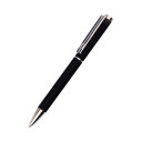 Ручка металлическая Titan софт-тач, черная-S