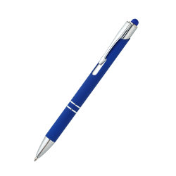 Ручка металлическая Ingrid софт-тач, синяя