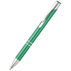 Ручка металлическая Holly, зеленая