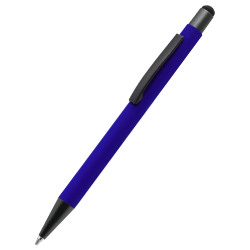 Ручка металлическая Story софт-тач, синий
