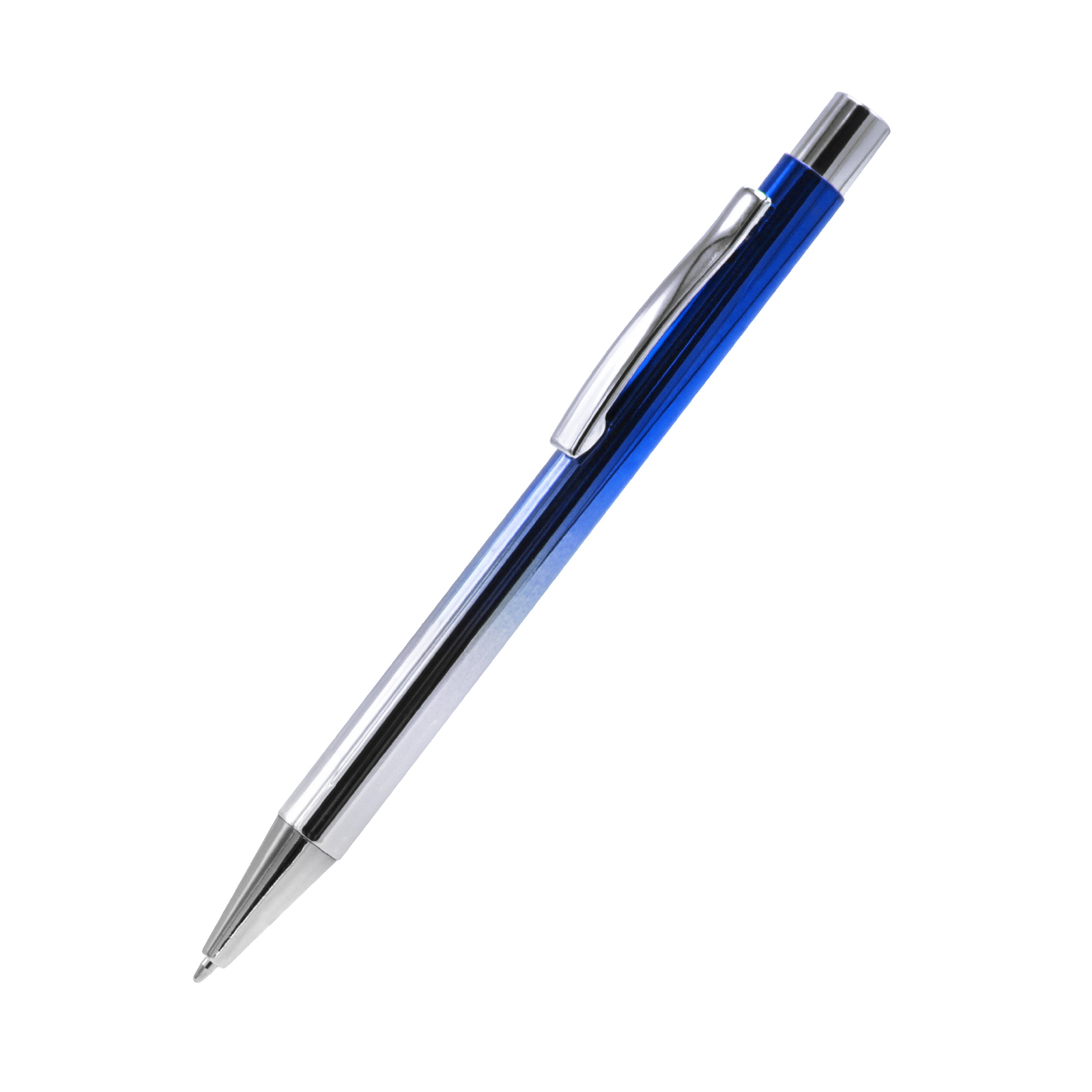Ручка металлическая Синергия, синяя
