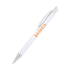 Ручка металлическая Bright, оранжевая