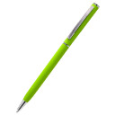 Ручка металлическая Tinny Soft софт-тач, зеленая