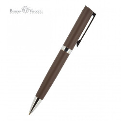 Ручка шариковая автоматическая MILANO,  коричневый (коричневый)