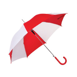 Зонт-трость "Regular", белый/красный