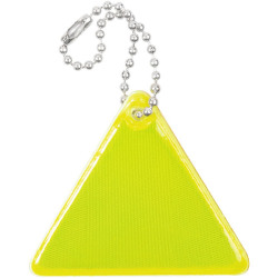 Светоотражатель Spare Care, треугольник, желтый неон