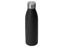 Стальная бутылка Rely, 650 мл, черный матовый (P)