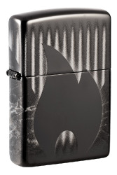 Зажигалка ZIPPO Classic с покрытием High Polish Black, латунь/сталь, черная, глянцевая, 38x13x57 мм