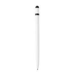 Металлическая ручка-стилус Slim, белый
