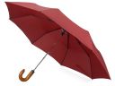 Зонт складной Cary, полуавтоматический, 3 сложения, с чехлом, бордовый (P)
