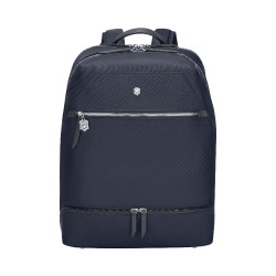 Рюкзак VICTORINOX Victoria Signature Deluxe Backpack, синий, нейлон/кожа, 32x18x39 см