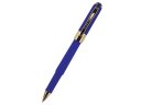 Ручка пластиковая шариковая «Monaco» (сине-фиолетовый/золотистый)