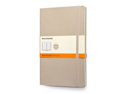 Записная книжка Moleskine Classic Soft (в линейку), Large (13х21см), бежевый