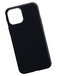 Чехол для iPhone 12 Pro Max силиконовый, чёрный
