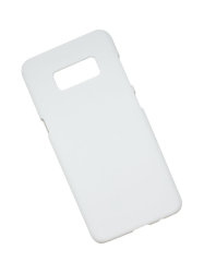 Чехол для Samsung Galaxy S8 пластиковый прорезиненный, белый