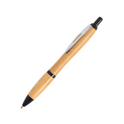 DAFEN, ручка шариковая, бамбук, пластик, металл (чёрный)
