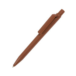 Ручка шариковая DOT, матовое покрытие (коричневый)