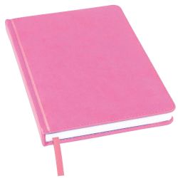 Ежедневник недатированный Bliss,  формат А5, в линейку (розовый)