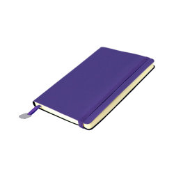 Ежедневник недатированный Boomer, А5,  фиолетовый, кремовый блок, без обреза (фиолетовый)
