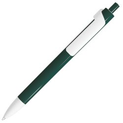 Ручка шариковая FORTE (темно-зеленый, белый)